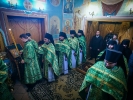 Архиерейская литургия в монастыре 15 января 2018