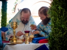 Епископ Алексий возглавил Божественную Литургию в мужском монастыре