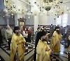 Митрополит Кирилл совершил Божественную литургию в храме великомученика Георгия Победоносца монастырского подворья в г. Михайловске